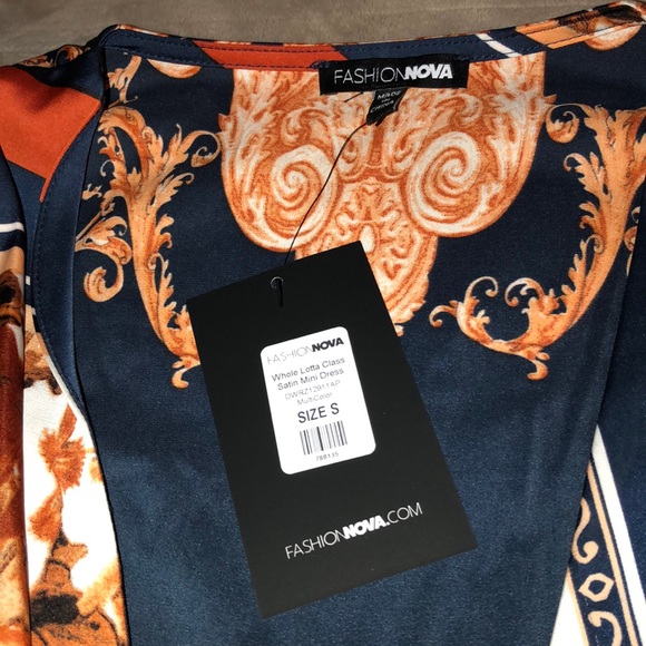 Satin Mini Fashion Nova dress - Picture 2 of 5